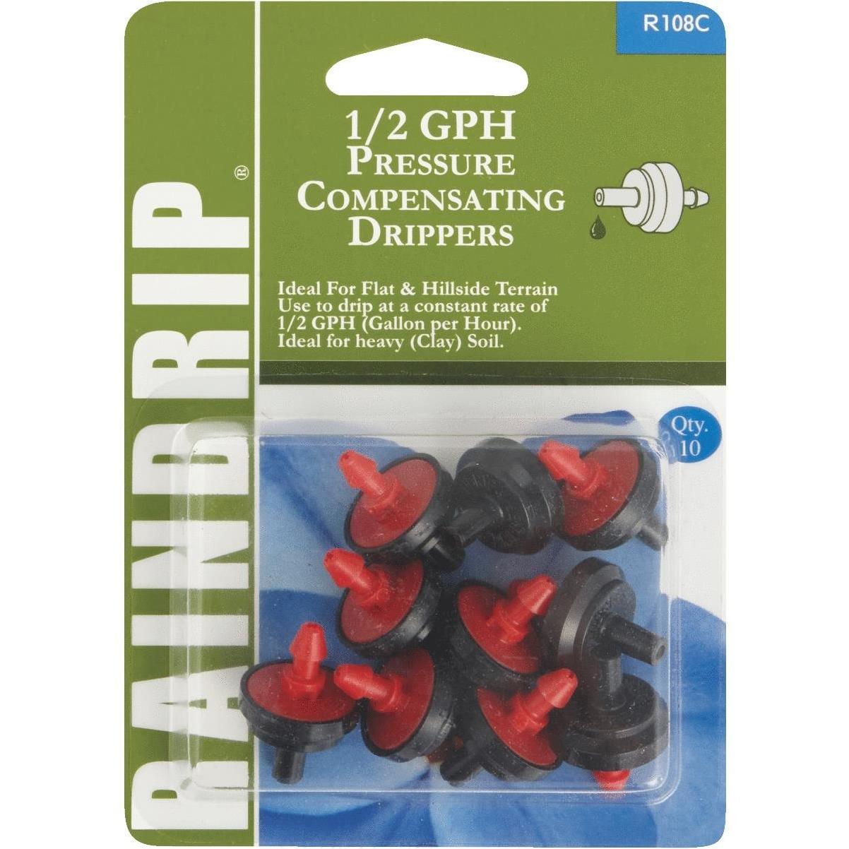 Raindrip 1/2 GPH Pressure Compensating Drippers