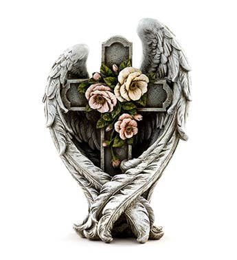 Napco - Cross w/ Angel Wings Item # 14307