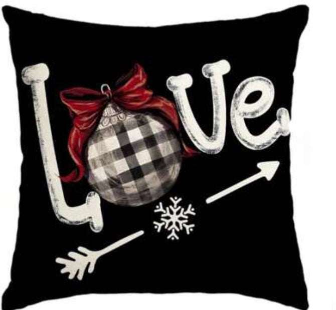 Christmas throw pillow