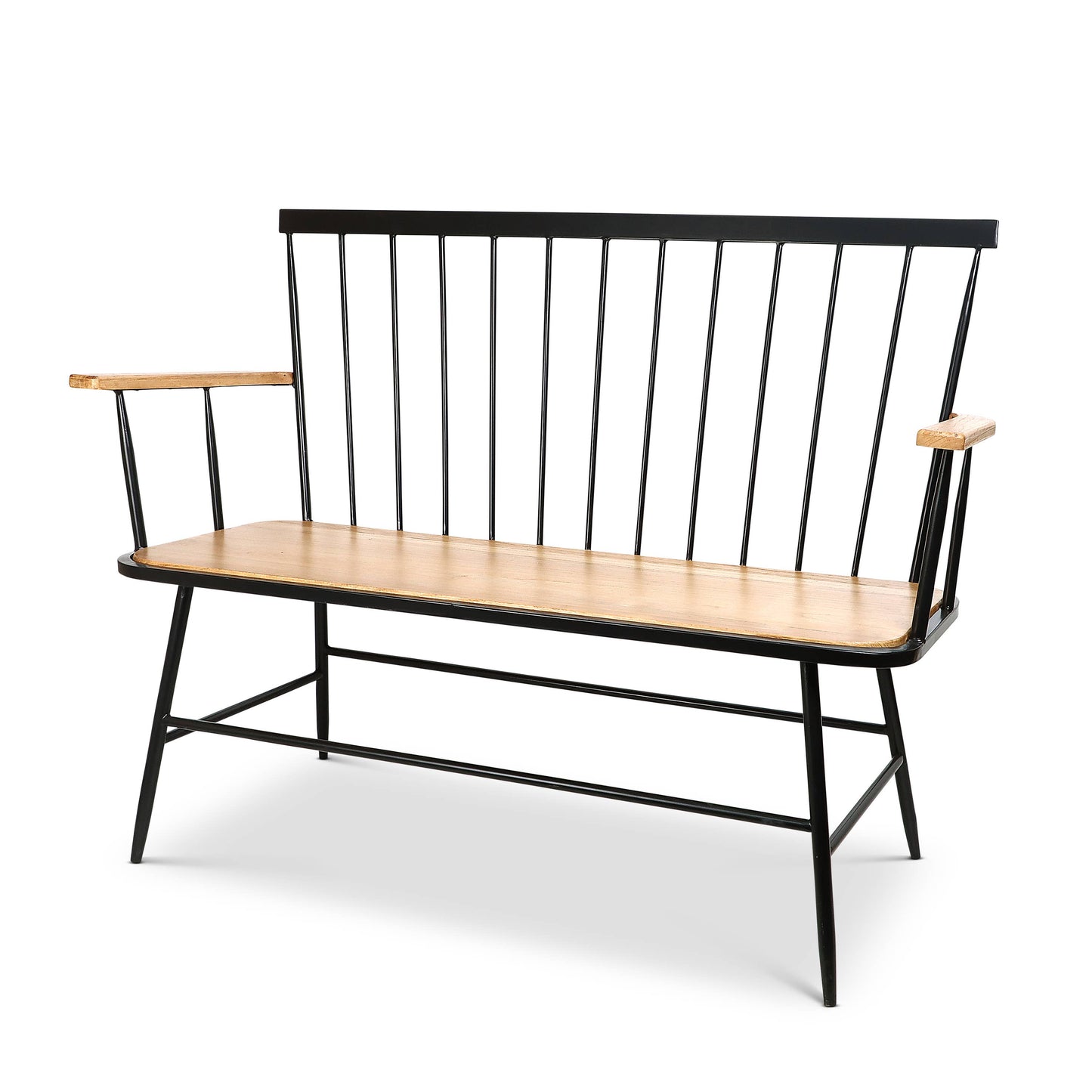 The Gerson Companies - 49.6"L Wood & Metal Bench