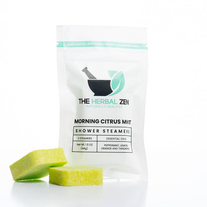 The Herbal Zen - Shower Steamer Favors | Handmade in the USA: Cold Kicker | Peppermint+Eucalyptus