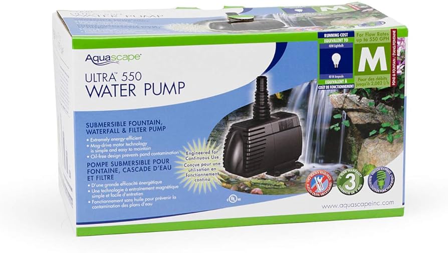 aquascape 70GPH water pump