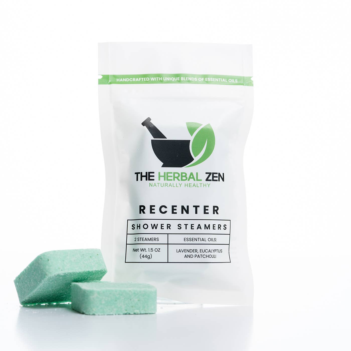 The Herbal Zen - Shower Steamer Favors | Handmade in the USA: Cold Kicker | Peppermint+Eucalyptus