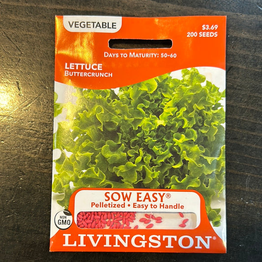 LV- Sow Easy Buttercrunch Lettuce