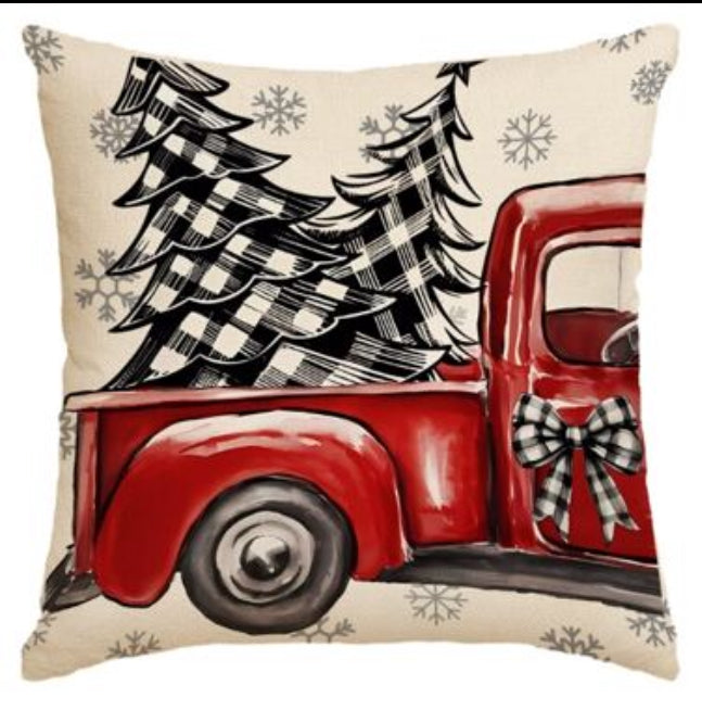 Christmas throw pillow