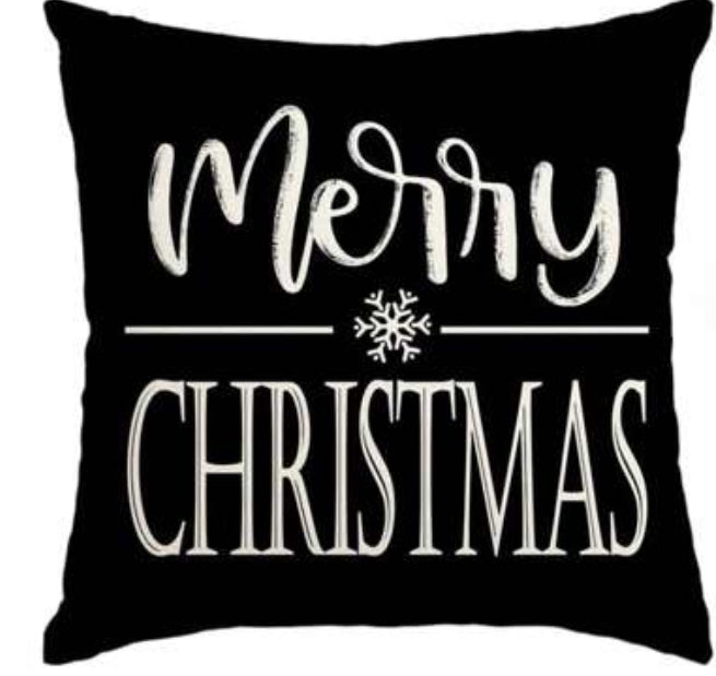 Christmas throw pillow