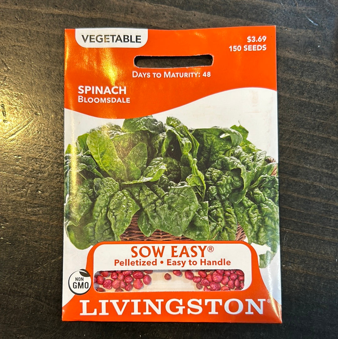 LV- Sow Easy Spinach Bloomsdale