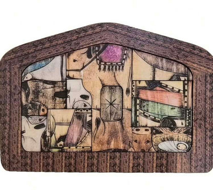 Handmade wooden Nativity Puzzle