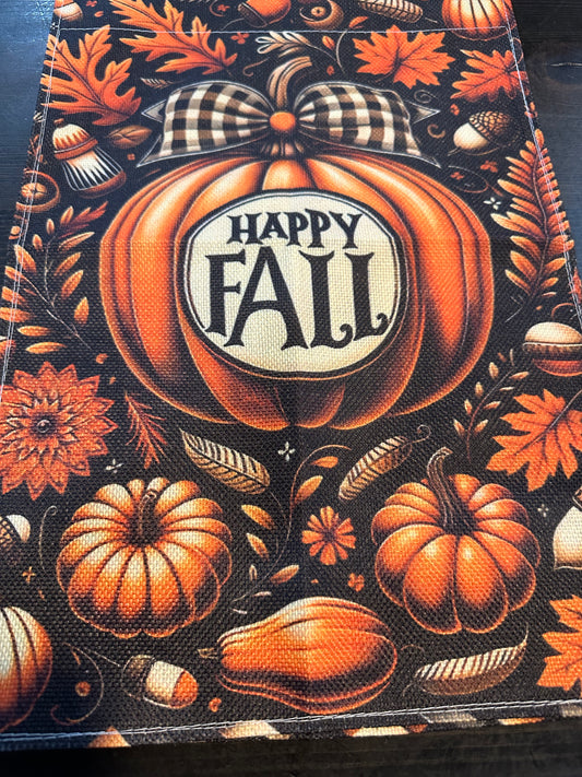 Happy Fall Pumpkin Garden Flag