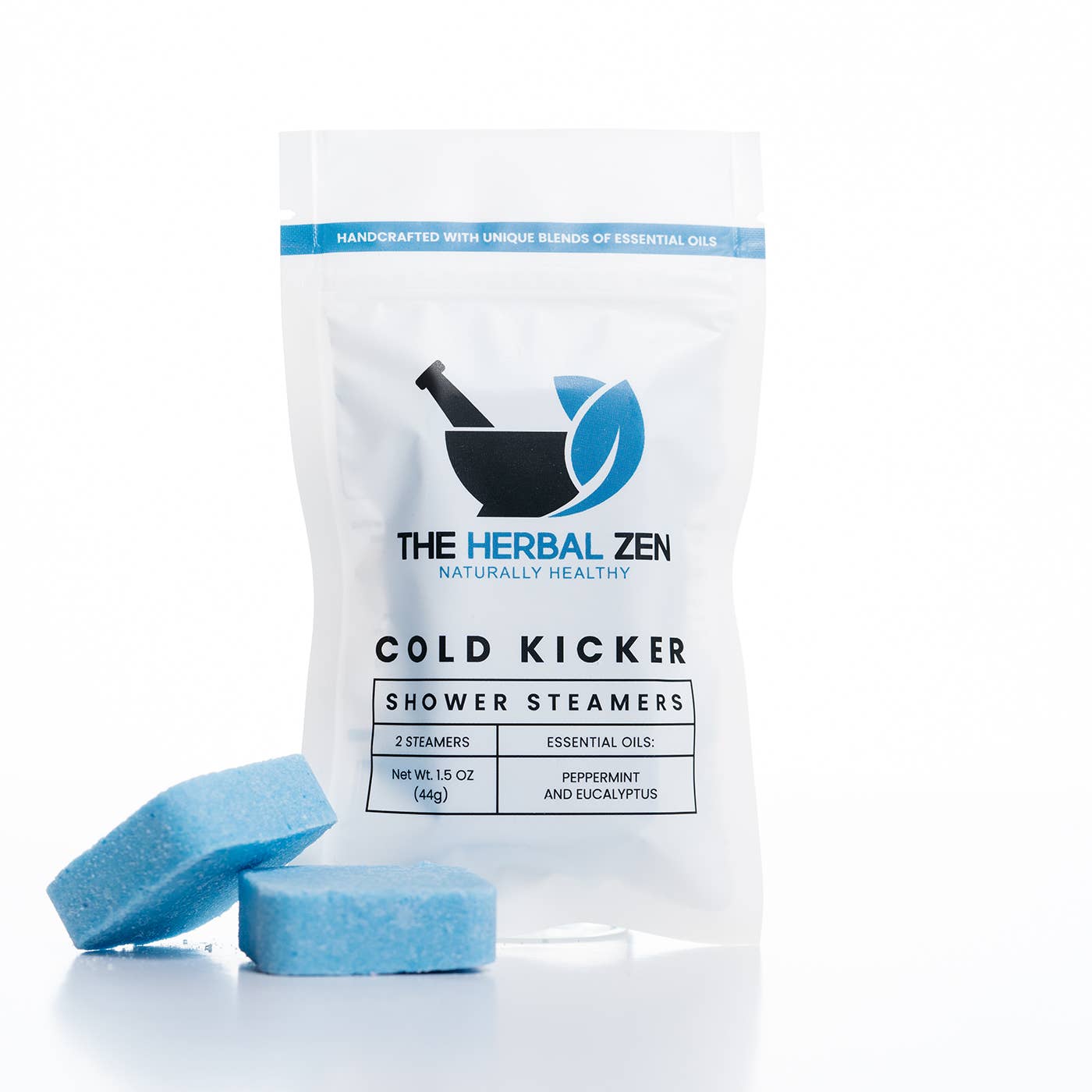 The Herbal Zen - Shower Steamer Favors | Handmade in the USA: Cold Kicker | Peppermint+Eucalyptus