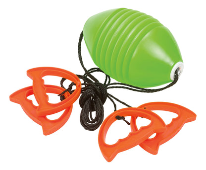 Toysmith - Get Outside GO!™ Play Zip Ball, Multi, 12 Inch