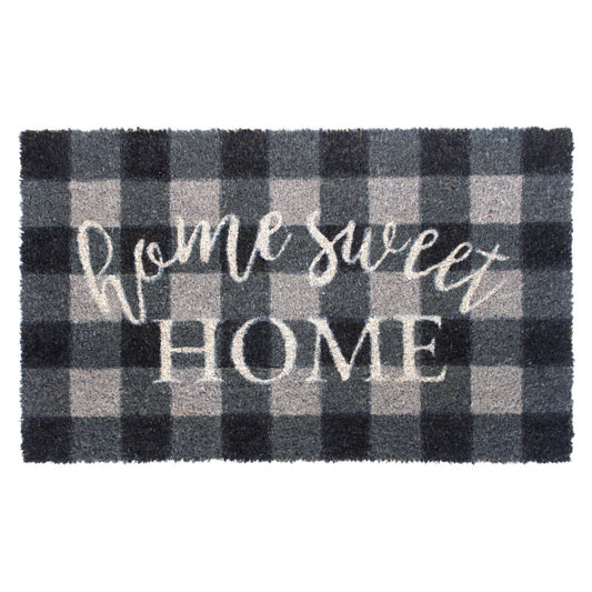 RugSmith - RugSmith Gray Home Sweet Home Doormat, 18" x 30"