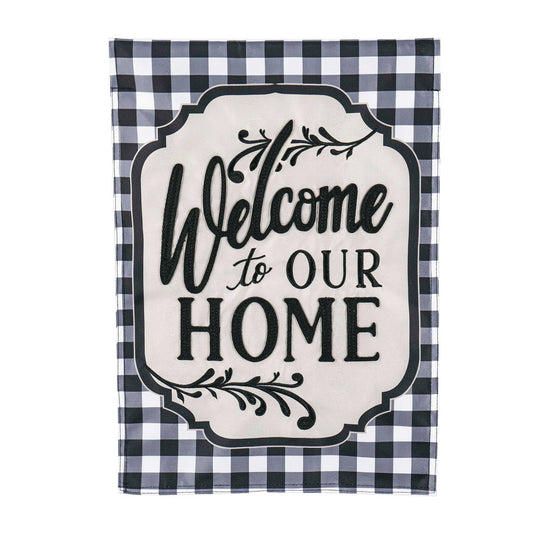 Evergreen Enterprises - Classic Welcome Home House Applique Flag