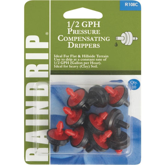 Raindrip 1/2 GPH Pressure Compensating Drippers