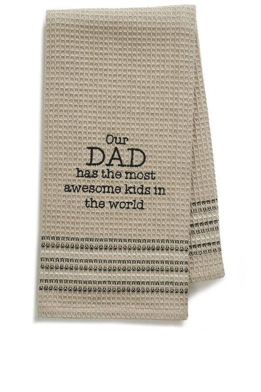 Mona B. - DAD WAFFLE-WEAVE DISHTOWEL