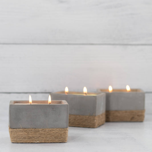 Home Essentials Brands - Patio Essentials Rylee Rectangular Citronella Candle