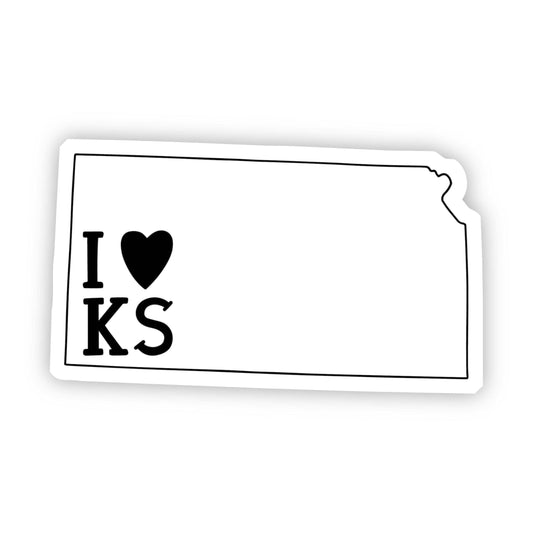 Big Moods - I Love Kansas Sticker