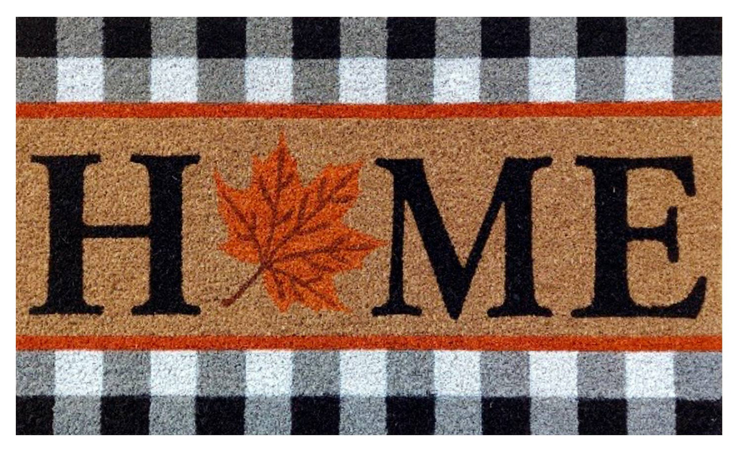 Briarwood Lane - Fall Home Coir Doormat 30" x 18" Indoor Outdoor