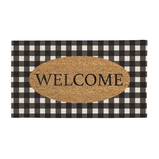 Evergreen Enterprises - Buffalo Check Welcome Coir Mat