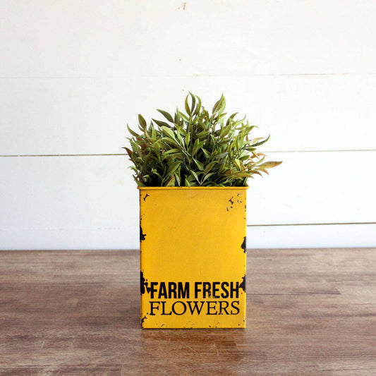 Foreside Home & Garden - Farm Fresh Flower Tin