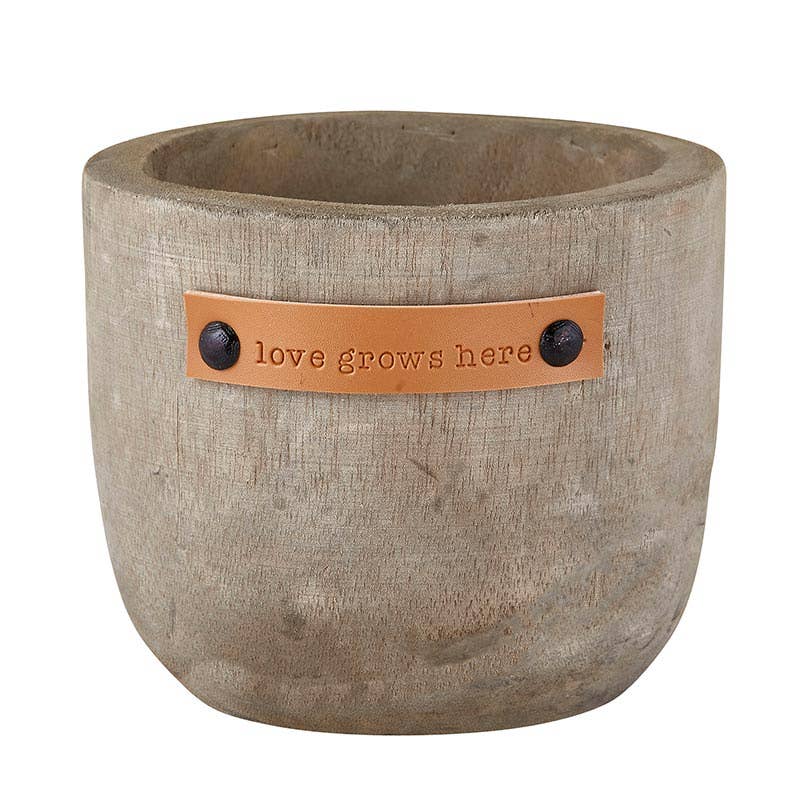 Faithworks by Creative Brands - Wood Planter-Love Grows Here