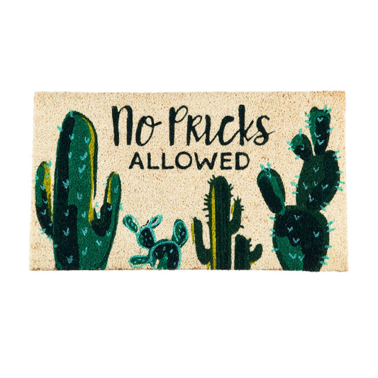 Evergreen Enterprises - No Pricks Allowed Coir Mat