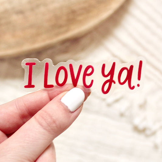 Elyse Breanne Design - Love Ya Sticker 3x1in.