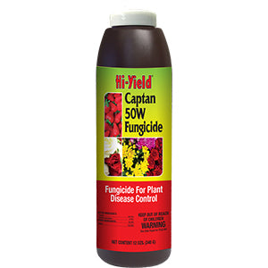 Hi-Yield Captan 50W Fungicide - 12 oz