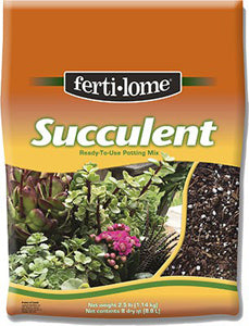 ferti-lome Succulent Ready-To-Use Potting Mix 8qt dry