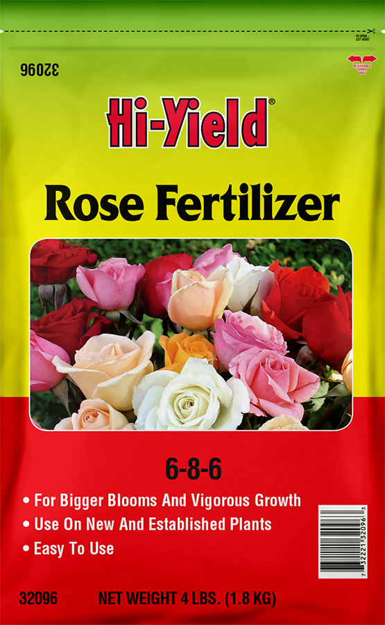 Hi-Yield Rose Fertilizer 6-8-6 4lb Bag