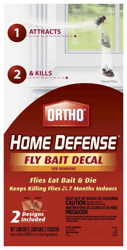 Ortho Home Defense Fly Bait Decal