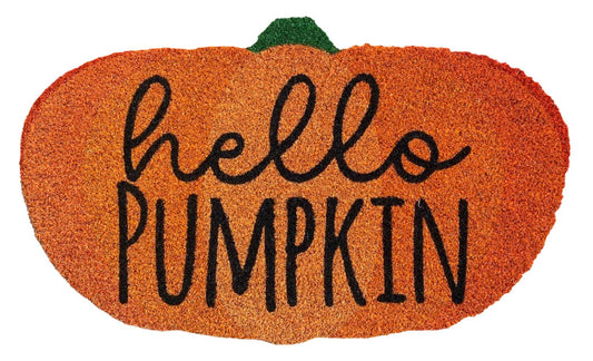 Briarwood Lane - Hello Pumpkin Coir Fall Doormat 30" x 18" Indoor Outdoor