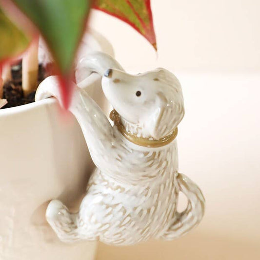 Lisa Angel - Ceramic Dog Planter Hanger