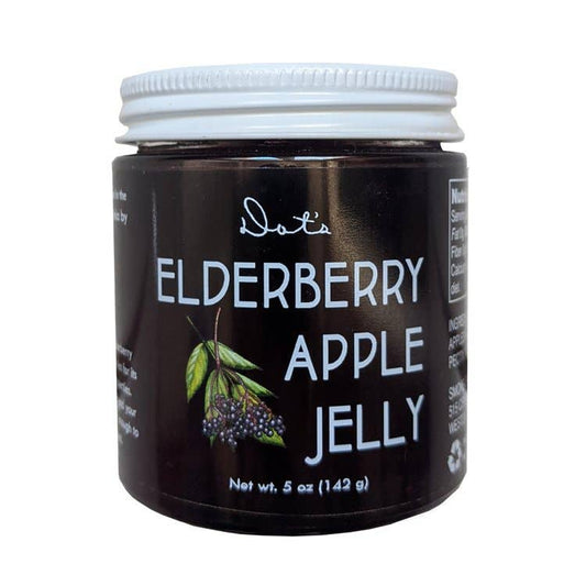 Smoke Camp Crafts - Elderberry Apple Jelly, 5 oz - Craft, Gourmet, Unusual Jams