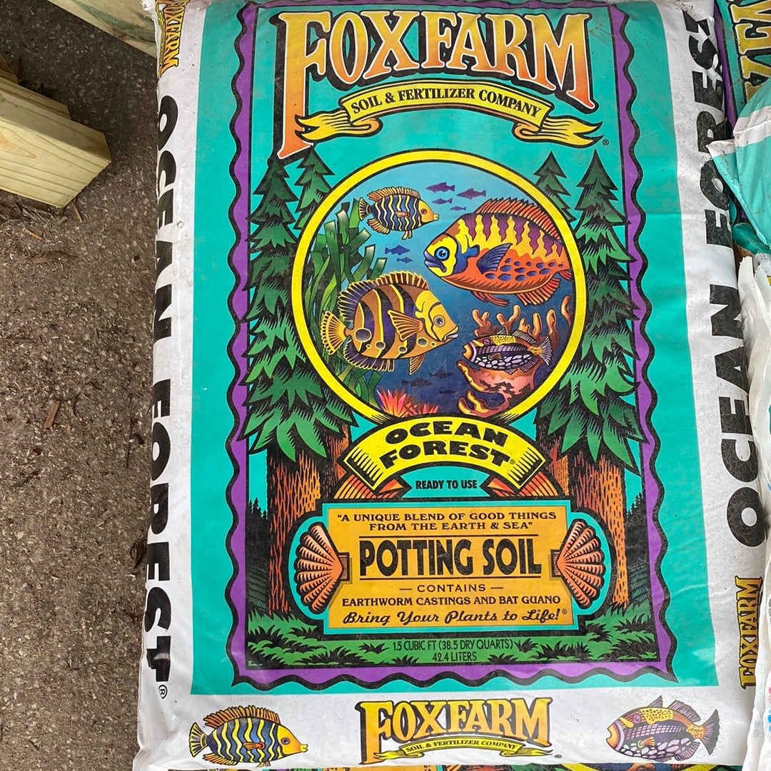 FoxFarm Ocean Forest Potting Soil 1.5 cubic Ft 38.5 Dry Qts. Bag