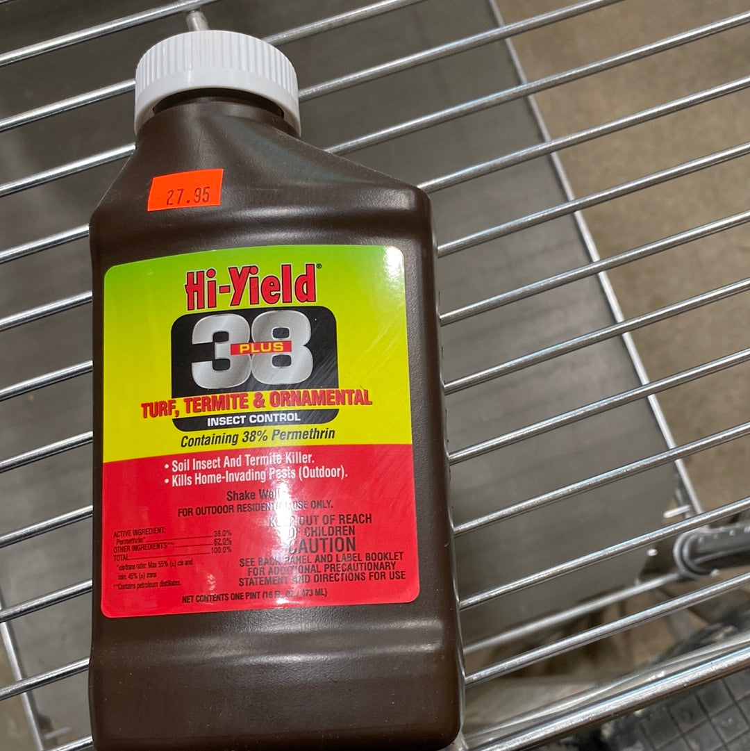 Hi-Yield 38Plus Turf, Termite, & Ornamental Insect Control 16oz