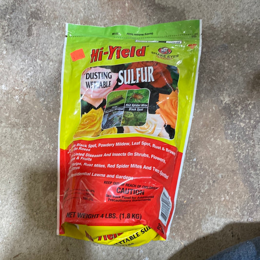 Hi-Yield Dusting Wettable Sulfur