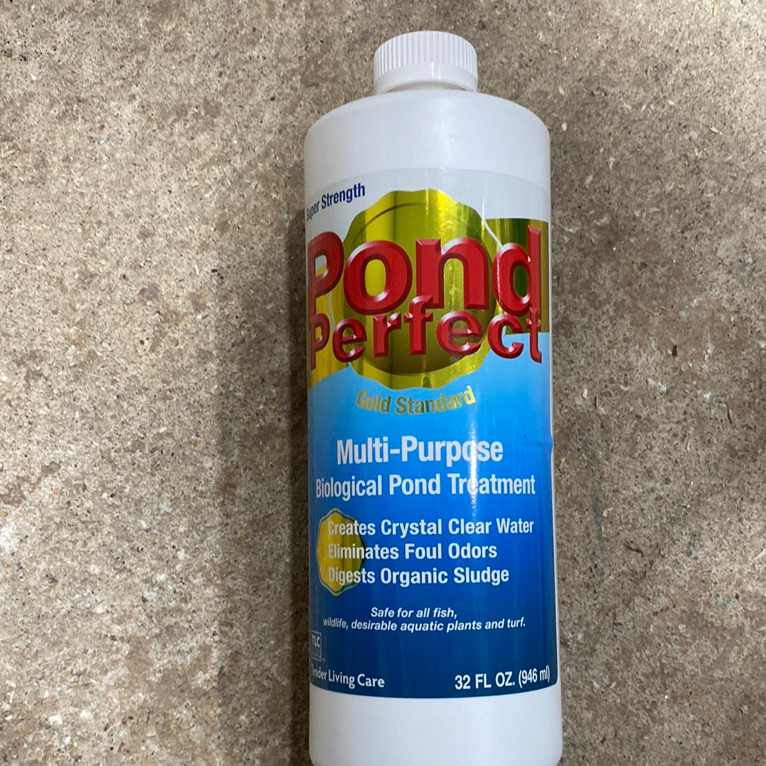 Pond Perfect Super Strength Multi-Purpose Biological Pond Treatment 32oz Bottle