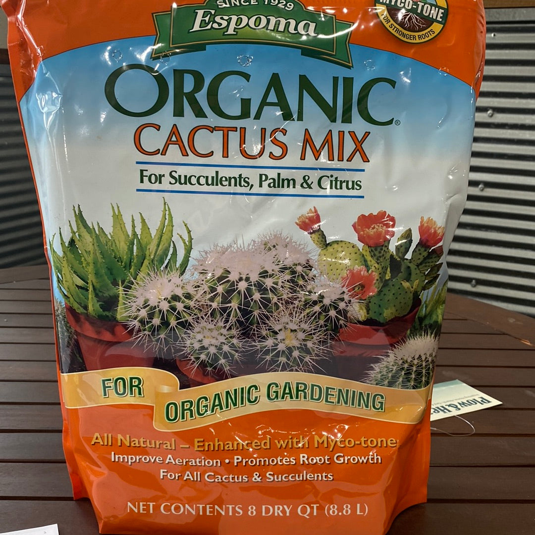 Espoma Organic Cactus Mix 8 Dry Qt Bag