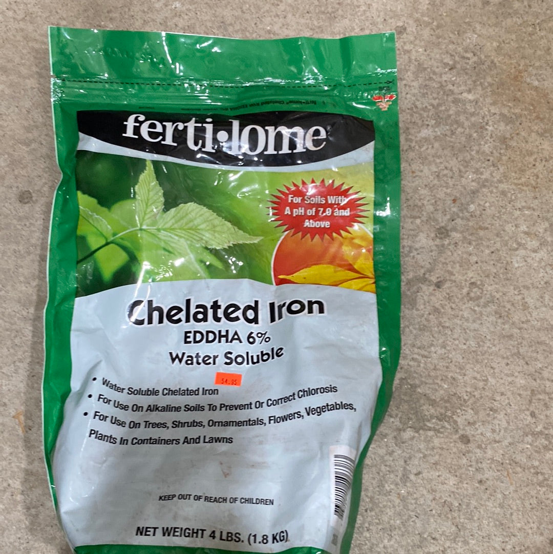 Ferti•lome Chelated Iron 4lb Bag