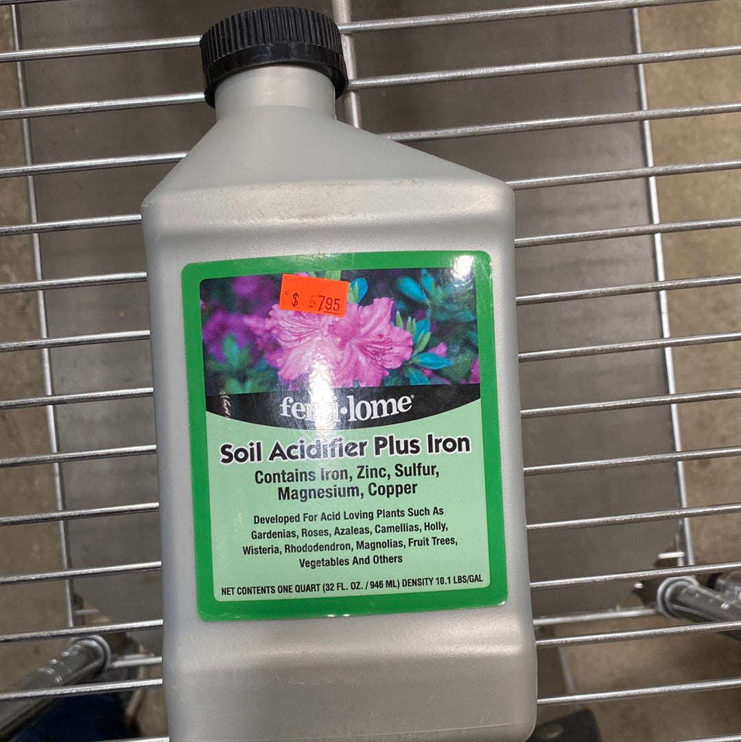 Ferti•lome Soil Acidifier Plus Iron 32oz