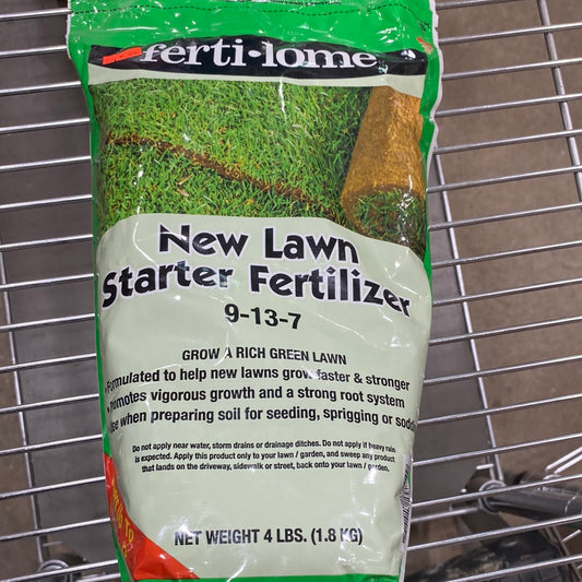 Ferti•lome New Lawn Starter Fertilizer 9-13-7 4lb Bag