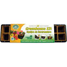 Planters Pride Greenhouse Kit with 16 Biodegradable pots